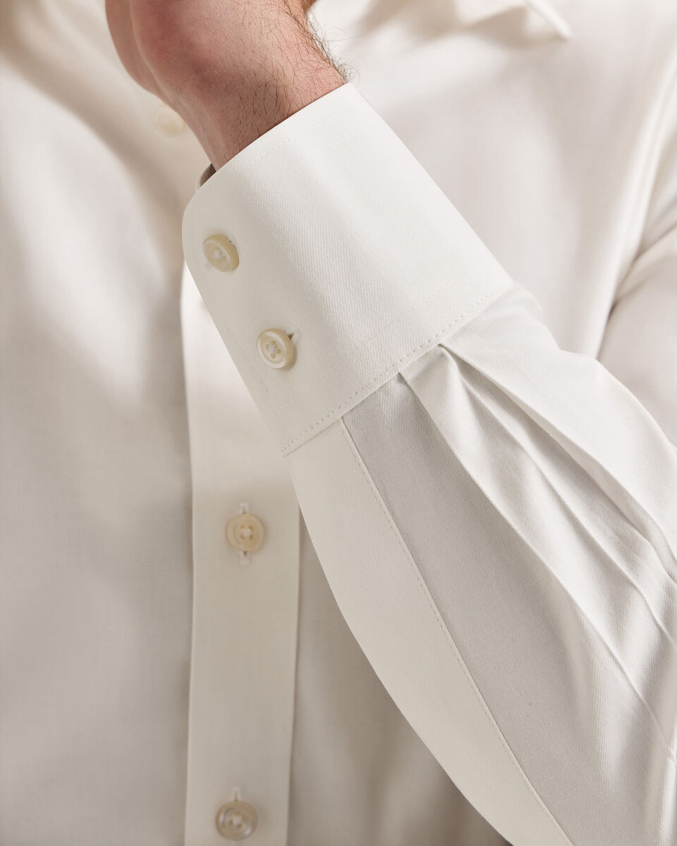Non-Iron Twill Shirt - Ivory