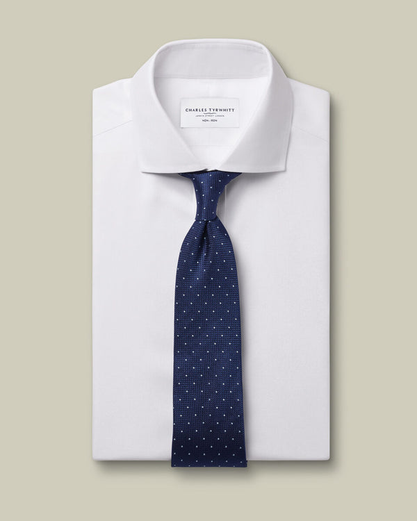 Non-Iron Twill Shirt - White