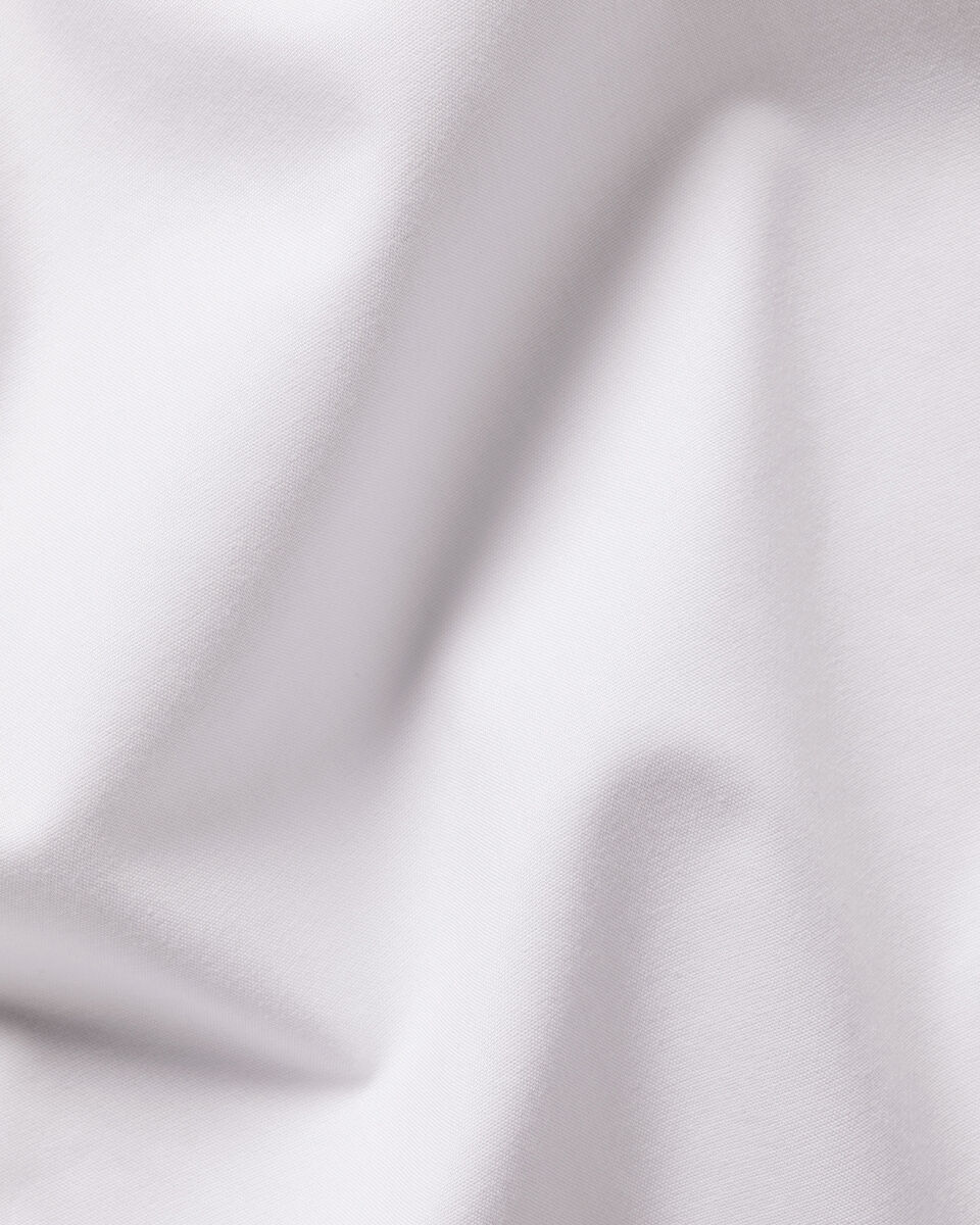 Non-Iron Stretch Poplin Shirt - White