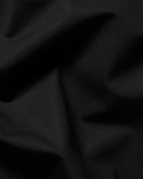 Non-Iron Stretch Poplin Shirt - Black