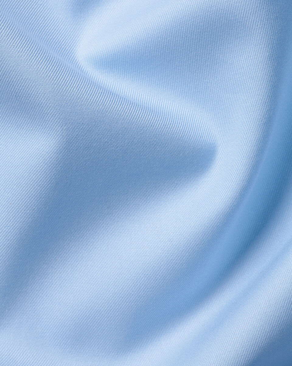 Non-Iron Twill Shirt - Sky Blue