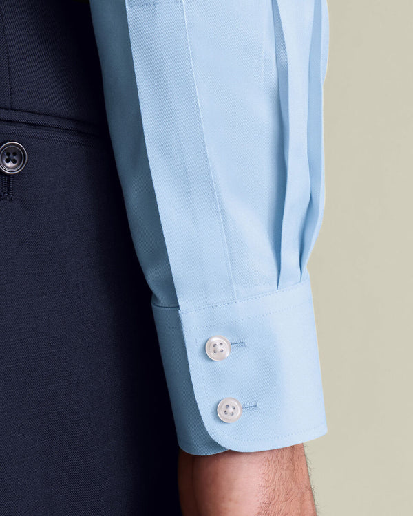 Non-Iron Twill Shirt - Sky Blue