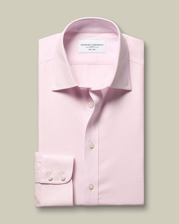 Non-Iron Twill Shirt - Light Pink