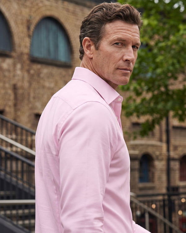 Non-Iron Twill Shirt - Light Pink