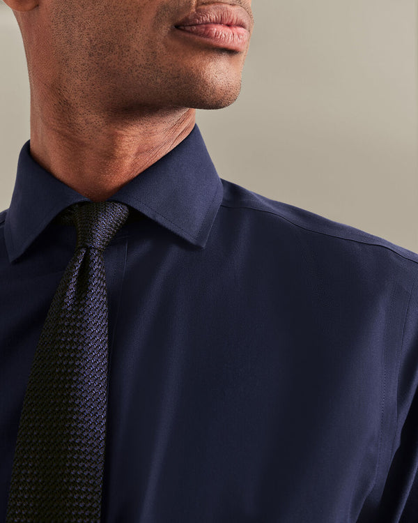 Non-Iron Twill Shirt – Navy