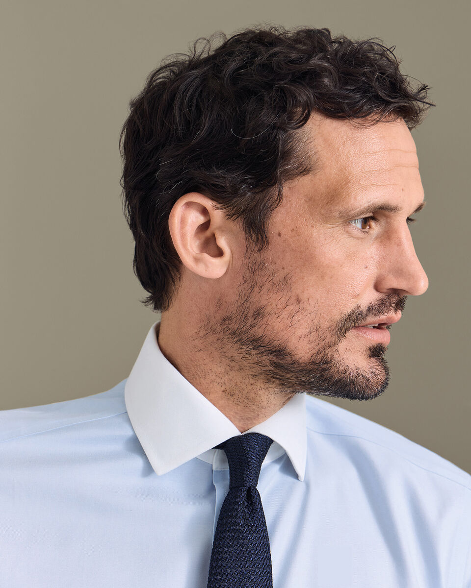 Non-Iron Twill Winchester Shirt - Light Blue