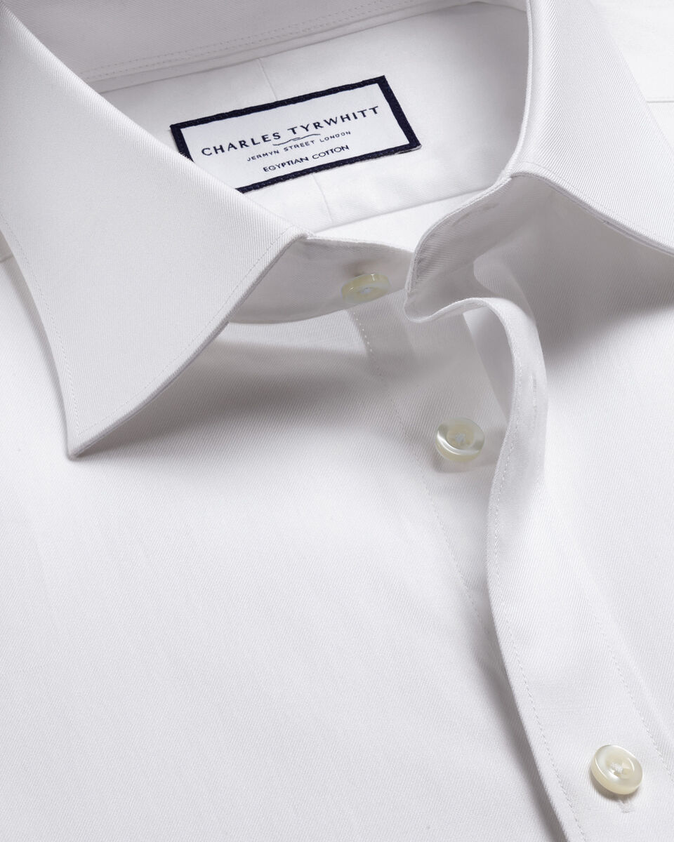 Luxury Twill Shirt - White