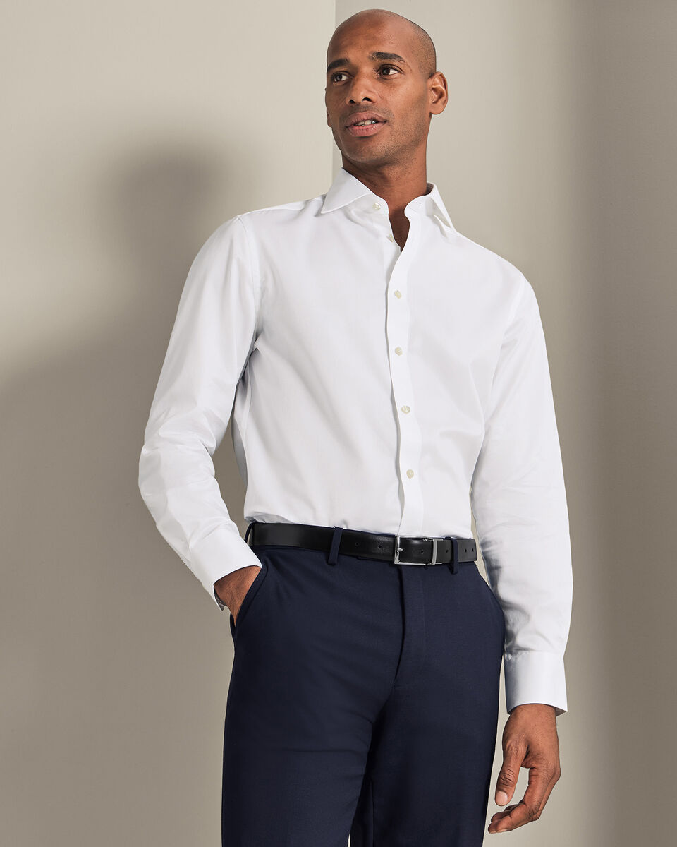 Luxury Twill Shirt - White