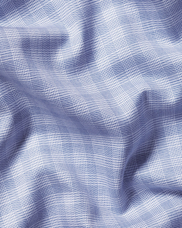 Luxury Check Shirt - Cobalt Blue