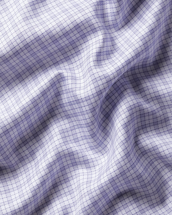 Luxury Check Shirt - Lilac