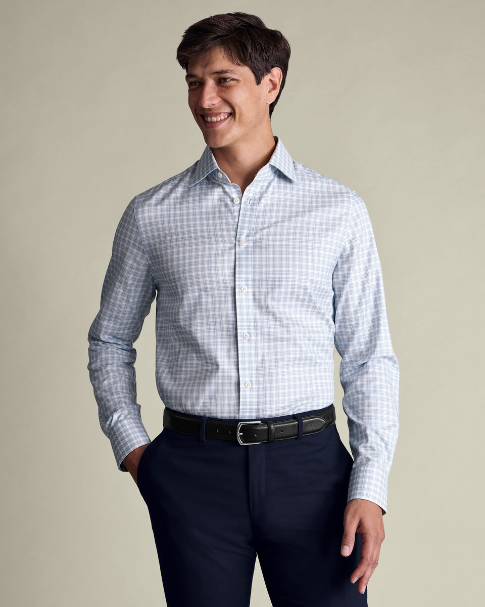 Luxury Check Shirt - Indigo Blue Secondary image