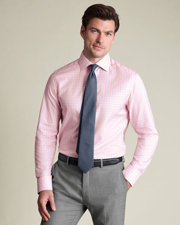Luxury Check Shirt - Pink