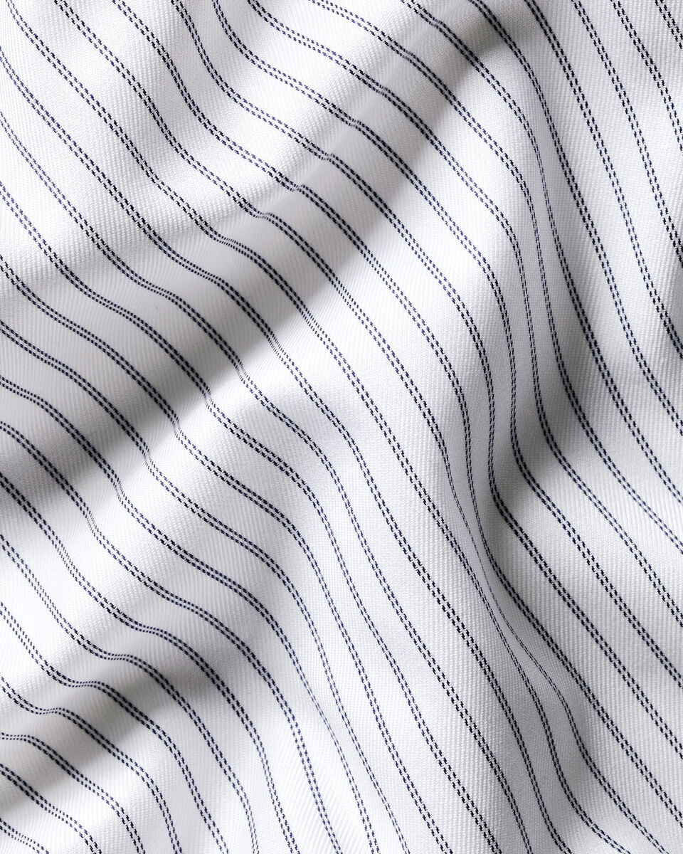 Luxury Stripe Shirt - Mid Blue