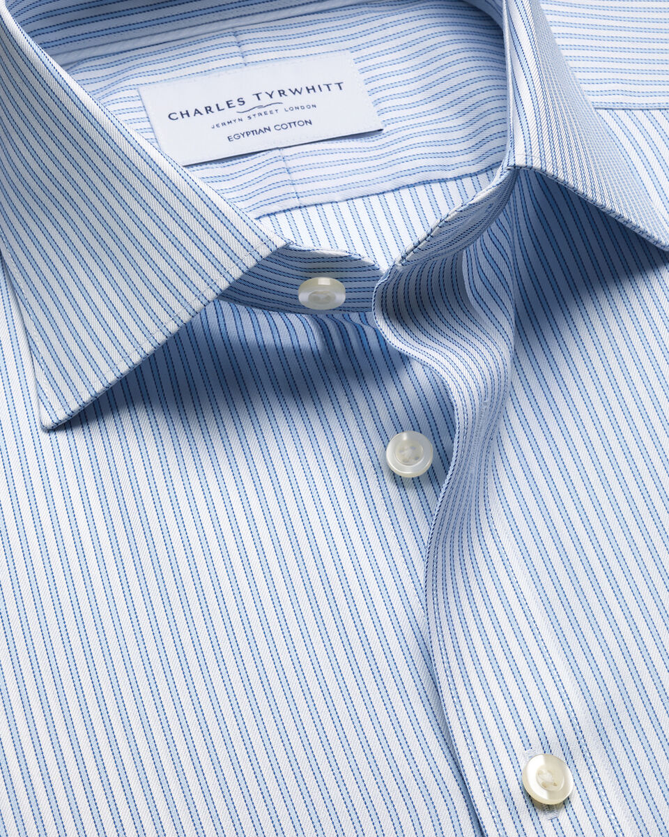 Luxury Stripe Shirt - Light Blue Main image