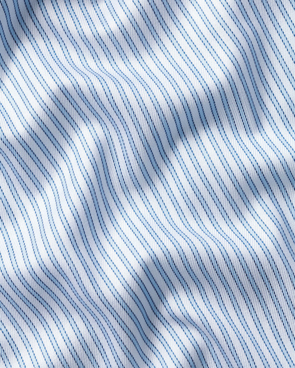 Luxury Stripe Shirt - Light Blue