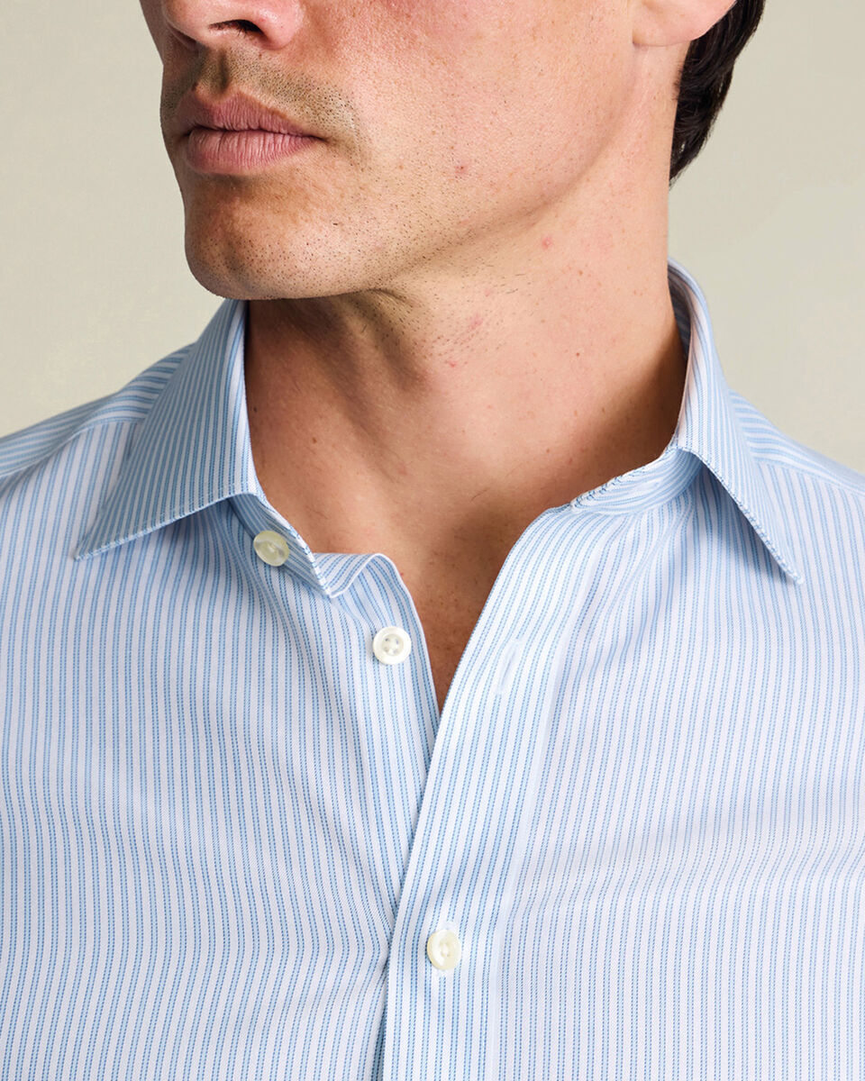 Luxury Stripe Shirt - Light Blue