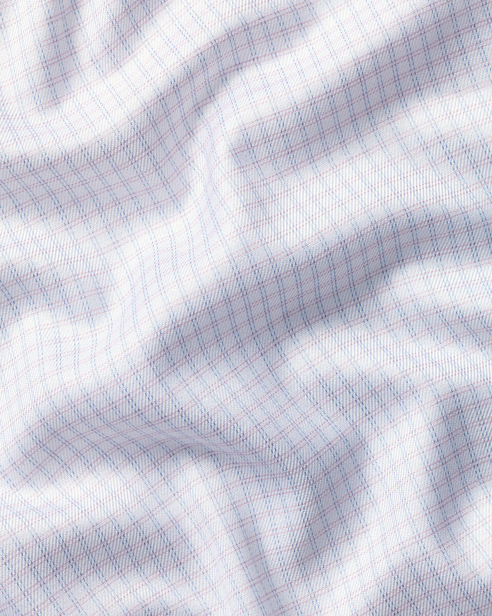Luxury Check Shirt - Light Pink and Sky Blue