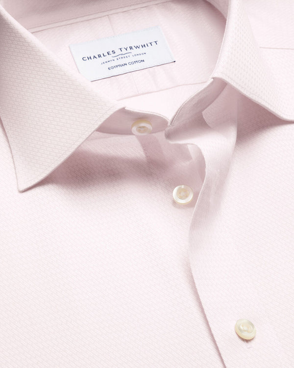 Luxury Texture Shirt - Light Pink