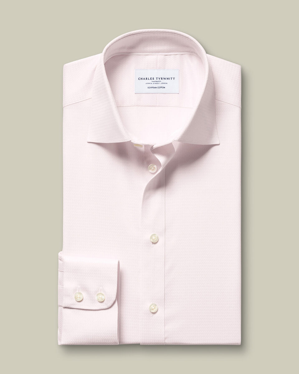 Luxury Texture Shirt - Light Pink