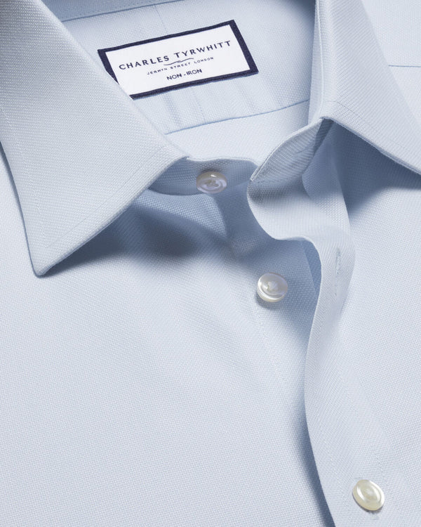 Non-Iron Royal Oxford Shirt - Ice Blue