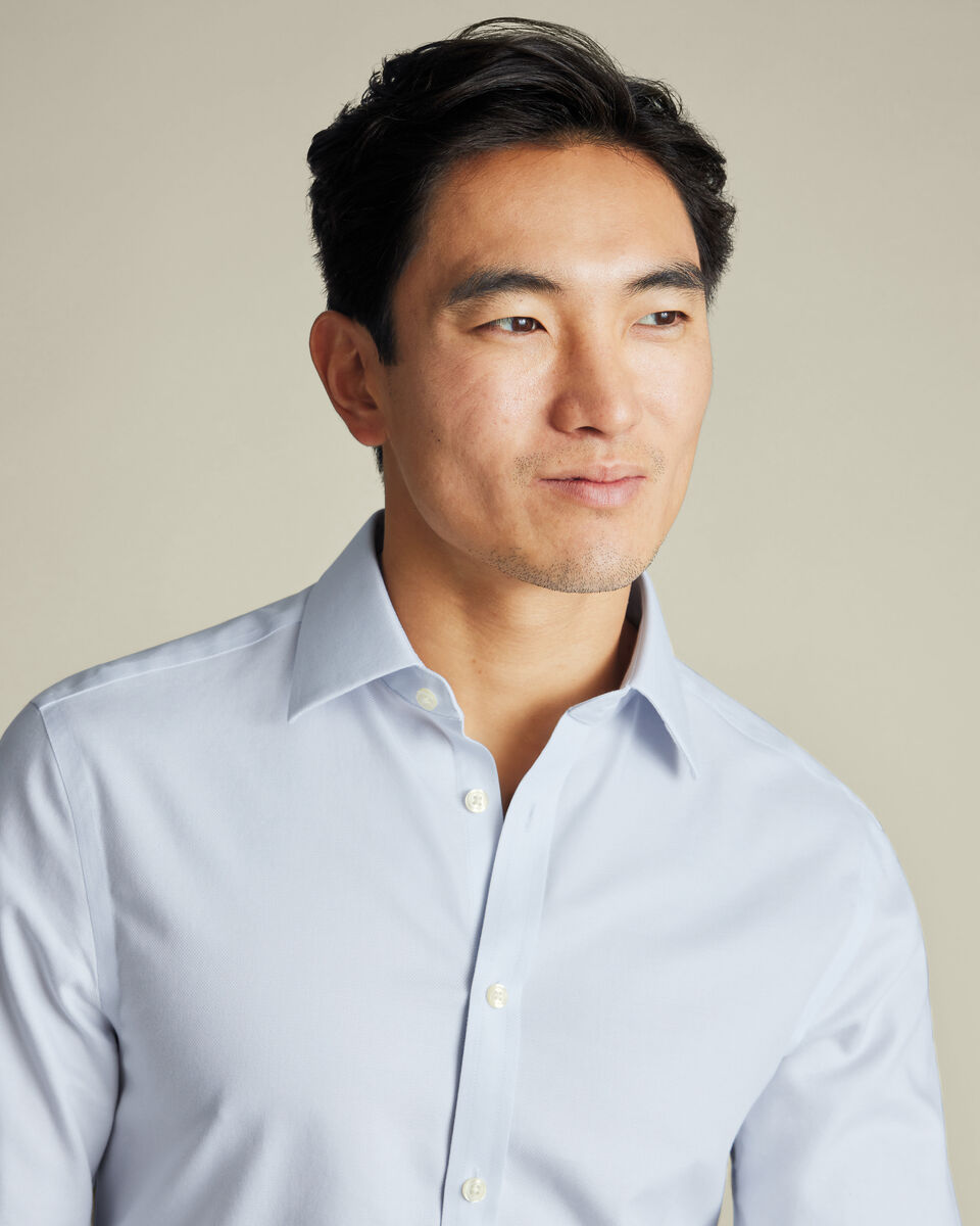 Non-Iron Royal Oxford Shirt - Ice Blue