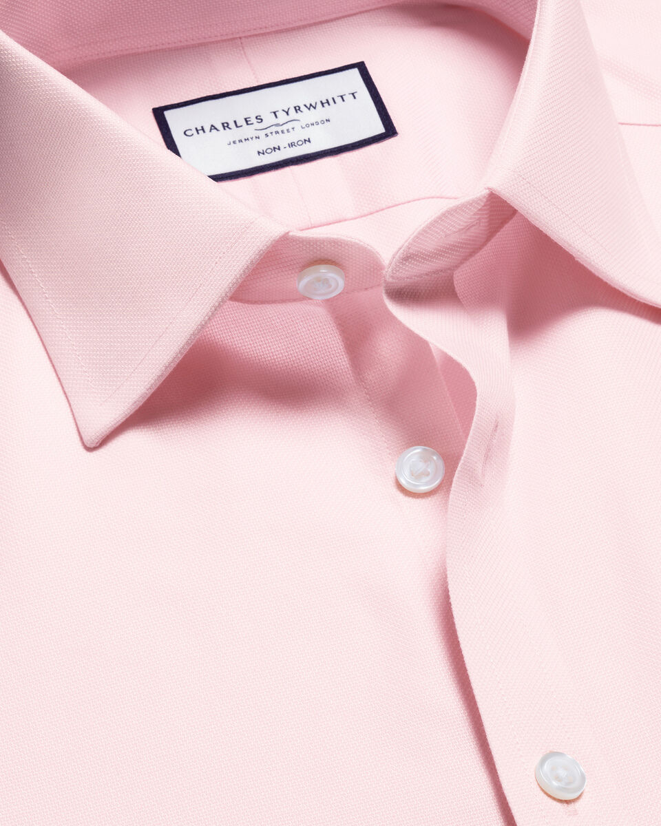 Non-Iron Royal Oxford Shirt - Light Pink