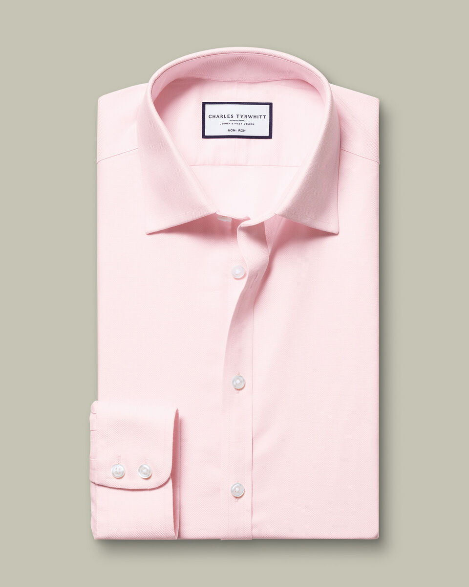 Non-Iron Royal Oxford Shirt - Light Pink