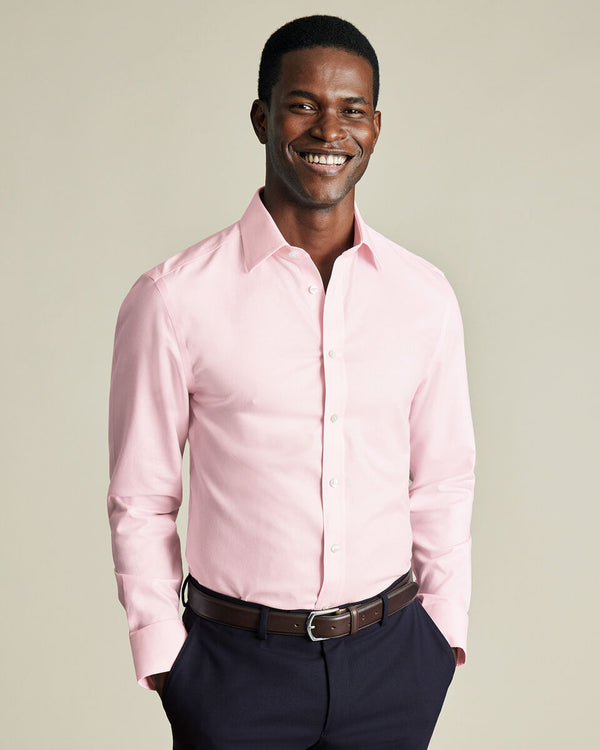 Non-Iron Royal Oxford Shirt - Light Pink