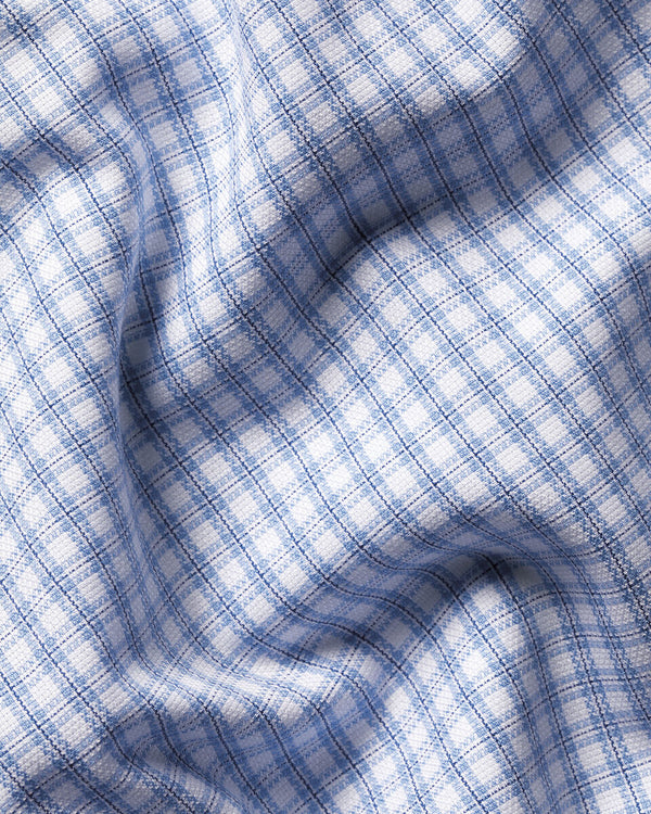 Non-Iron Royal Oxford Check Shirt - Blue