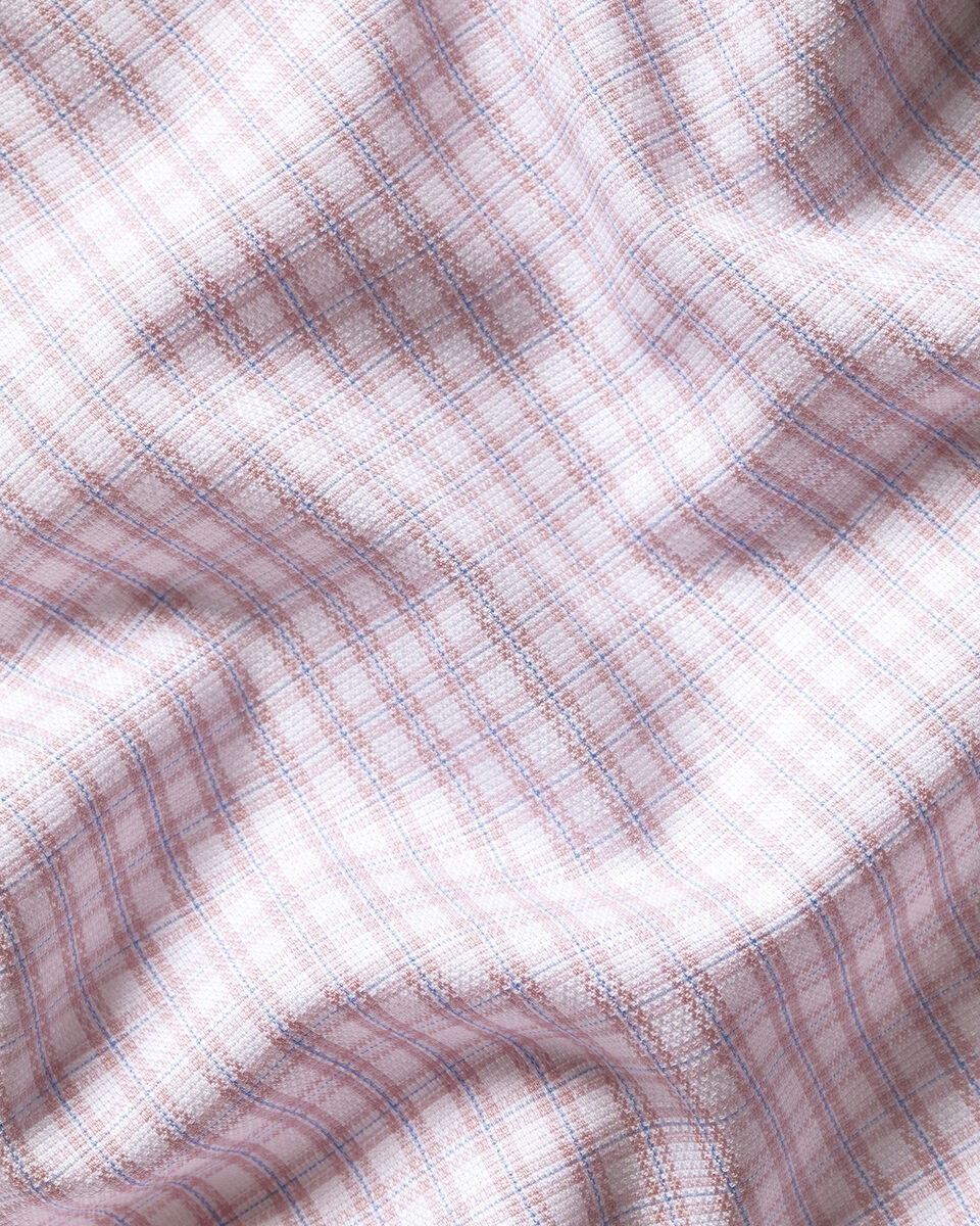 Non-Iron Royal Oxford Check Shirt - Pink
