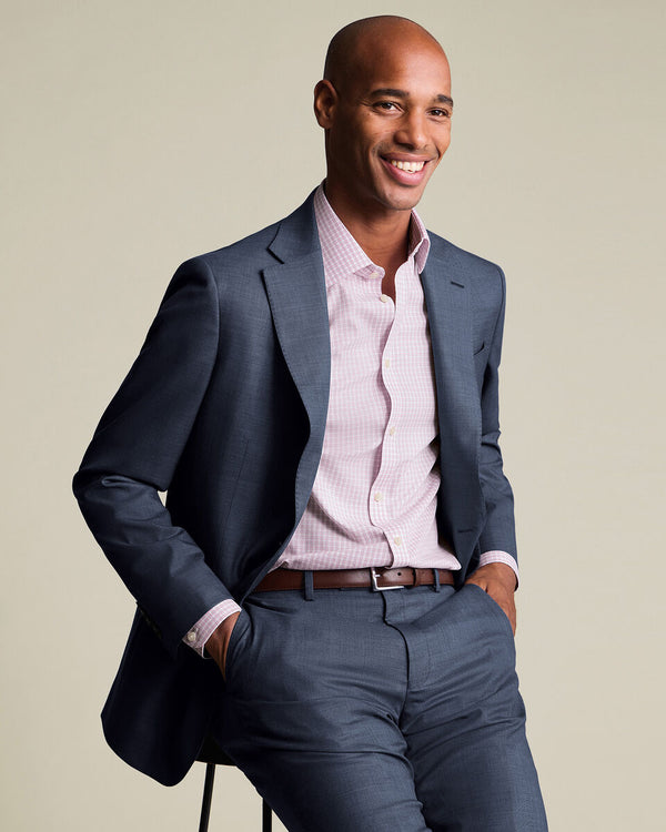 Non-Iron Royal Oxford Check Shirt - Pink