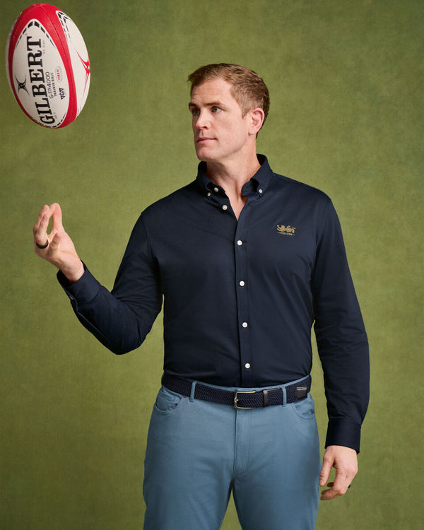 The Lions Performance Stretch Jersey Shirt - Navy