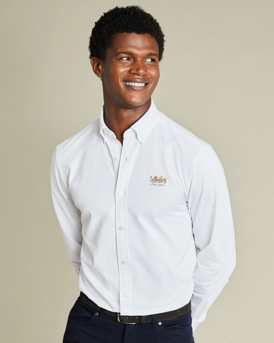 The Lions Performance Stretch Jersey Shirt - White Secondary image