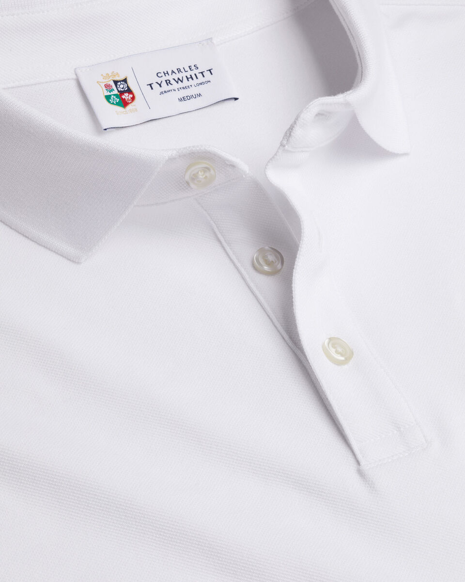 The Lions Pique Polo - White