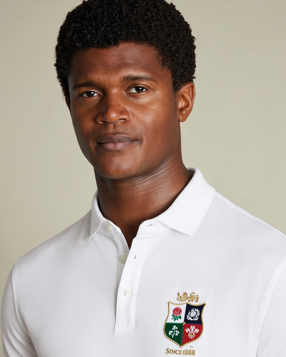 The Lions Pique Polo - White