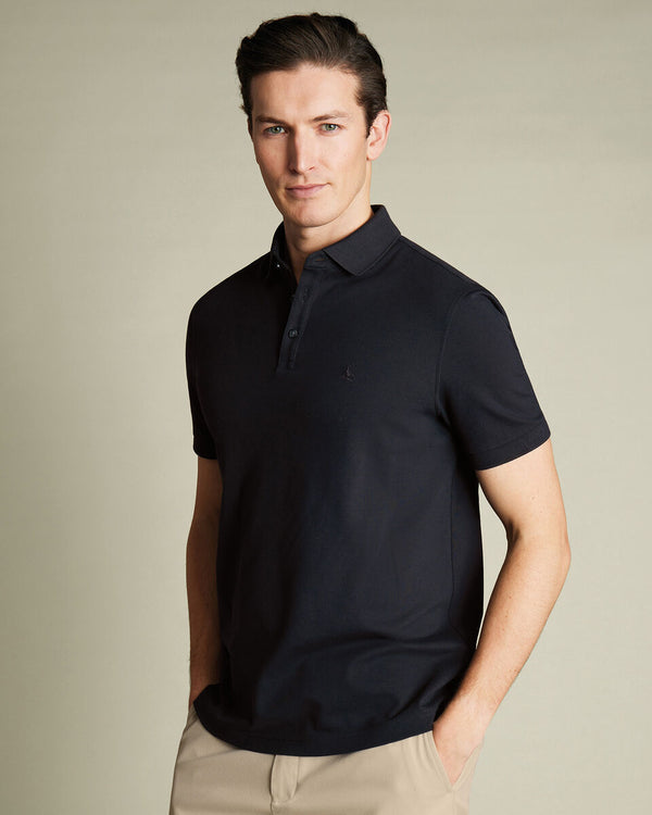 Pique Polo - Black