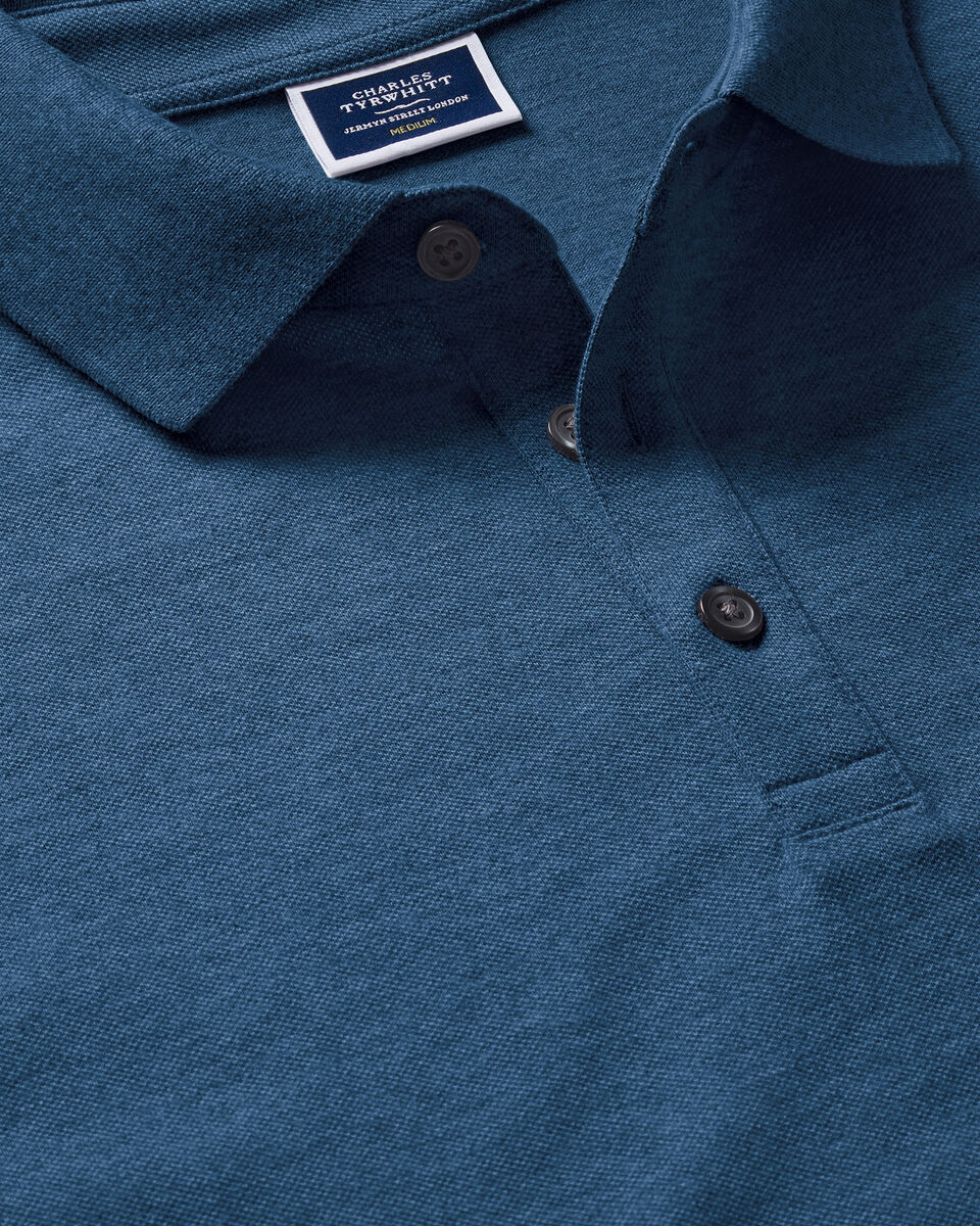 Pique Polo - Indigo Marl