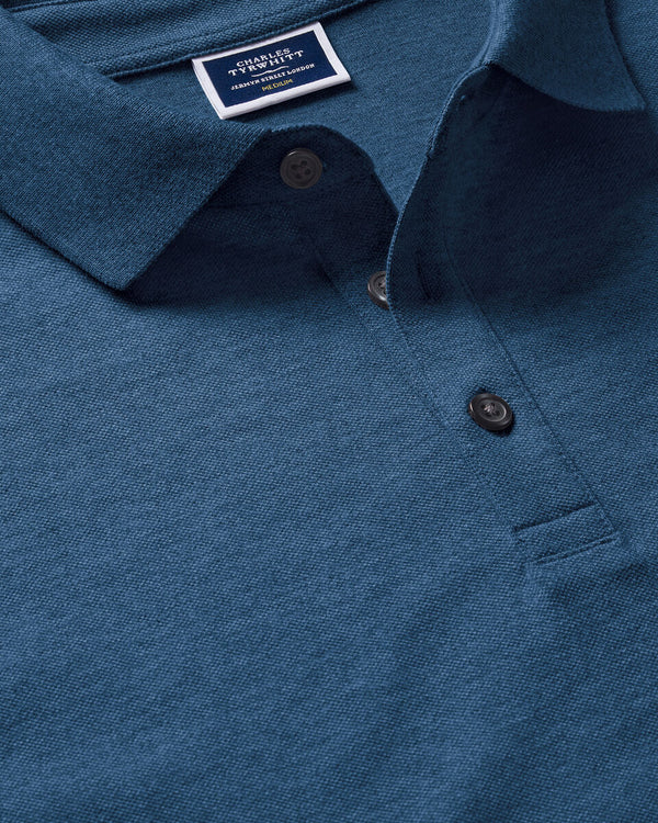 Pique Polo - Indigo Marl