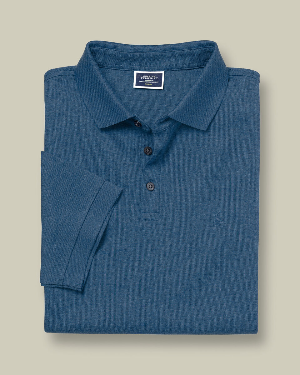 Pique Polo - Indigo Marl