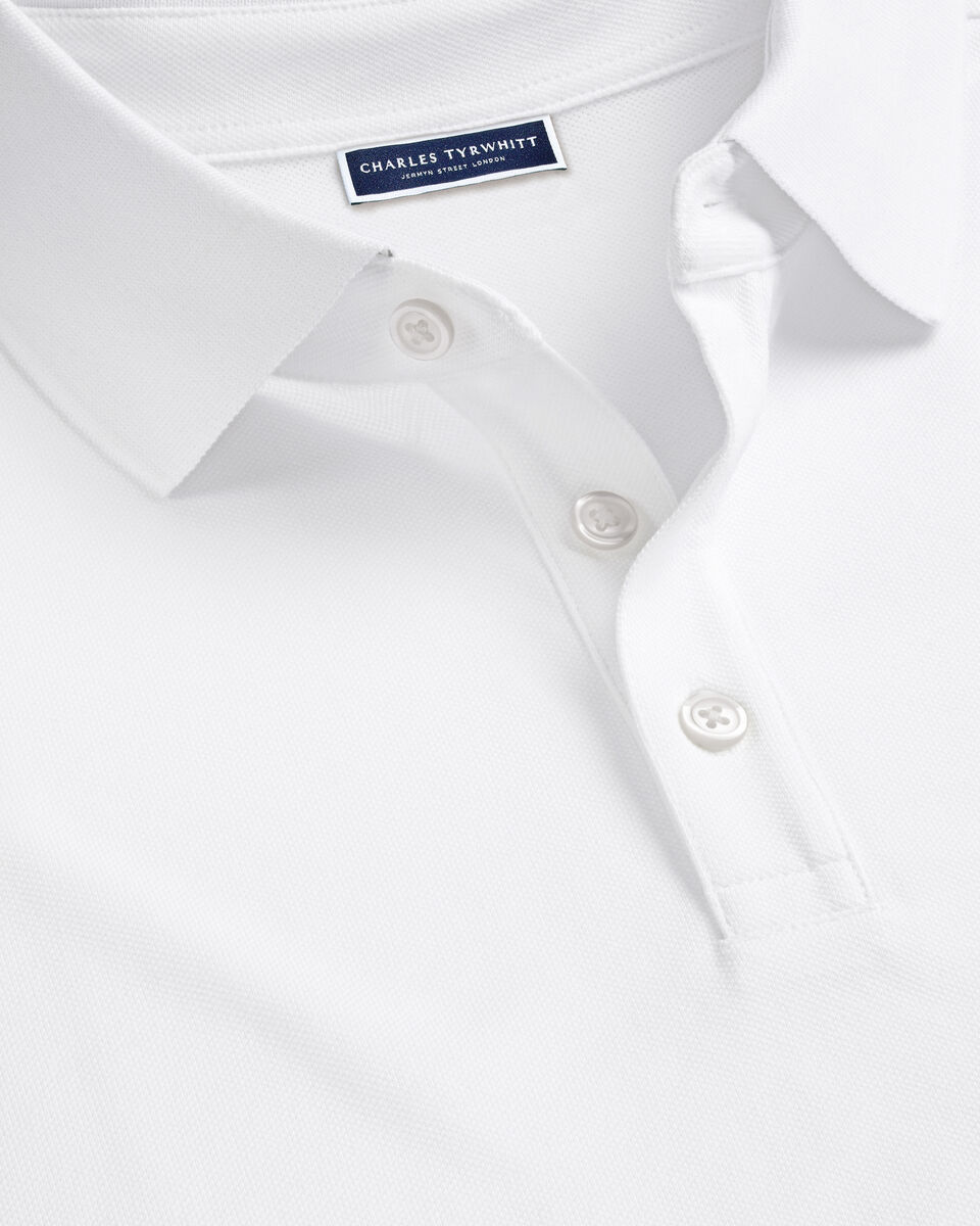 Pique Polo - White Secondary image