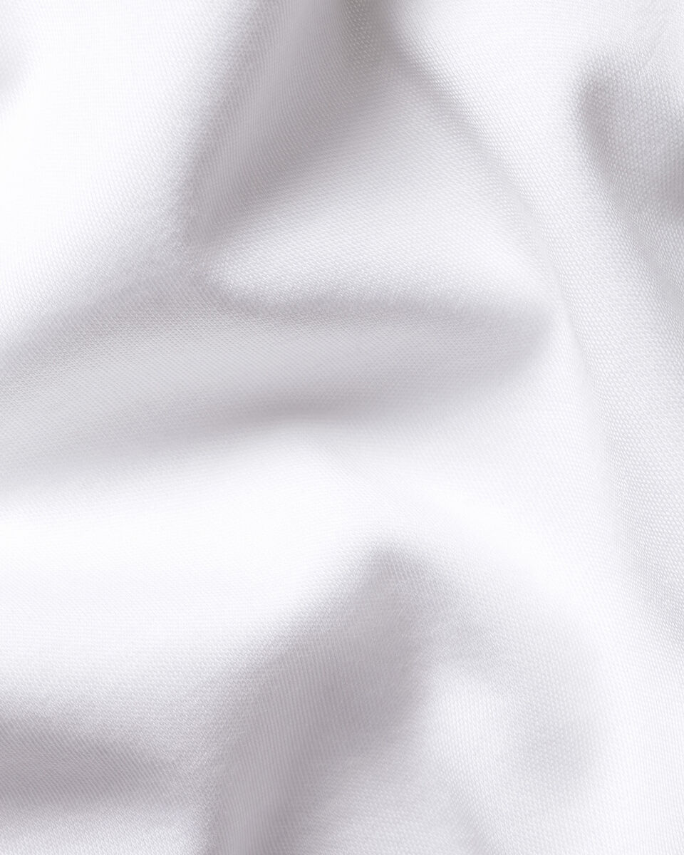 Pique Polo - White