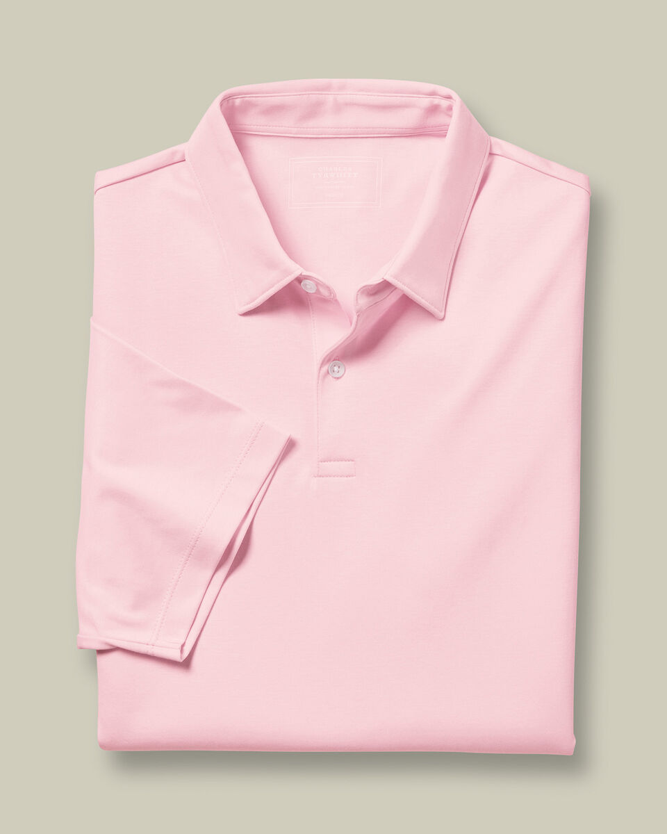 Smart Jersey Polo - Light Pink