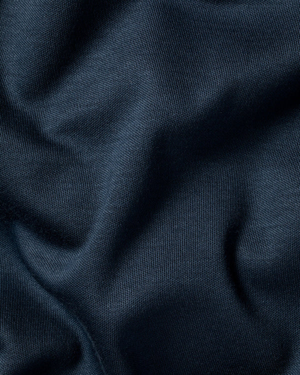 Jersey Polo - Petrol Blue