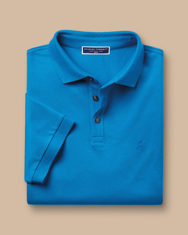 Pique Polo - Bright Blue