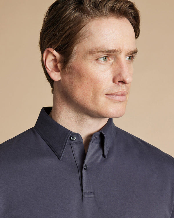 Smart Cotton Polo - Dark Mauve
