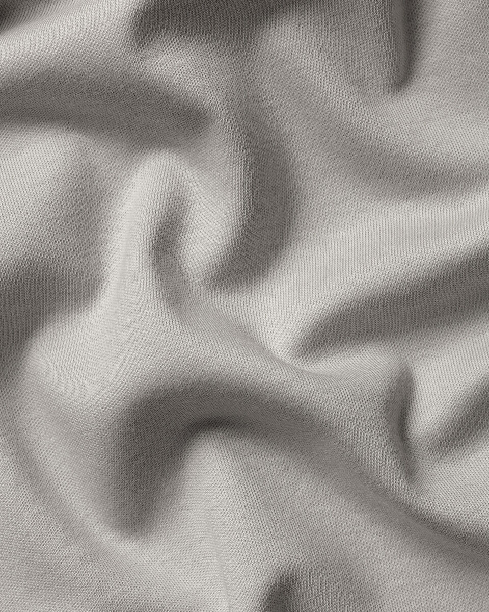 Smart Cotton Polo - Silver Gray