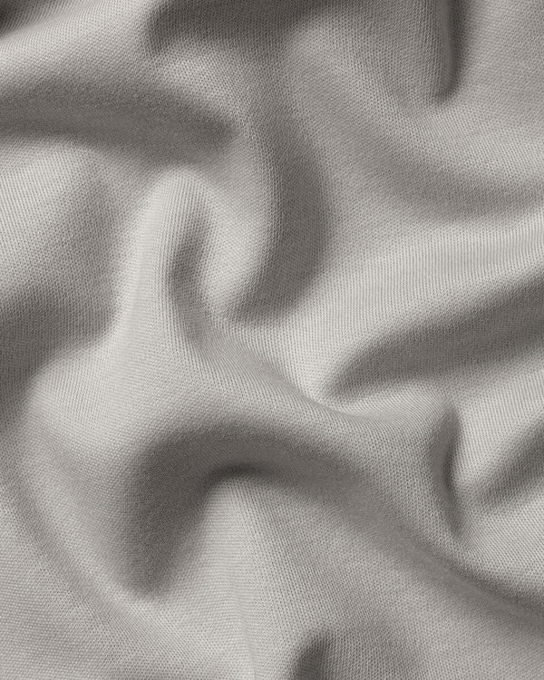 Smart Cotton Polo - Silver Gray