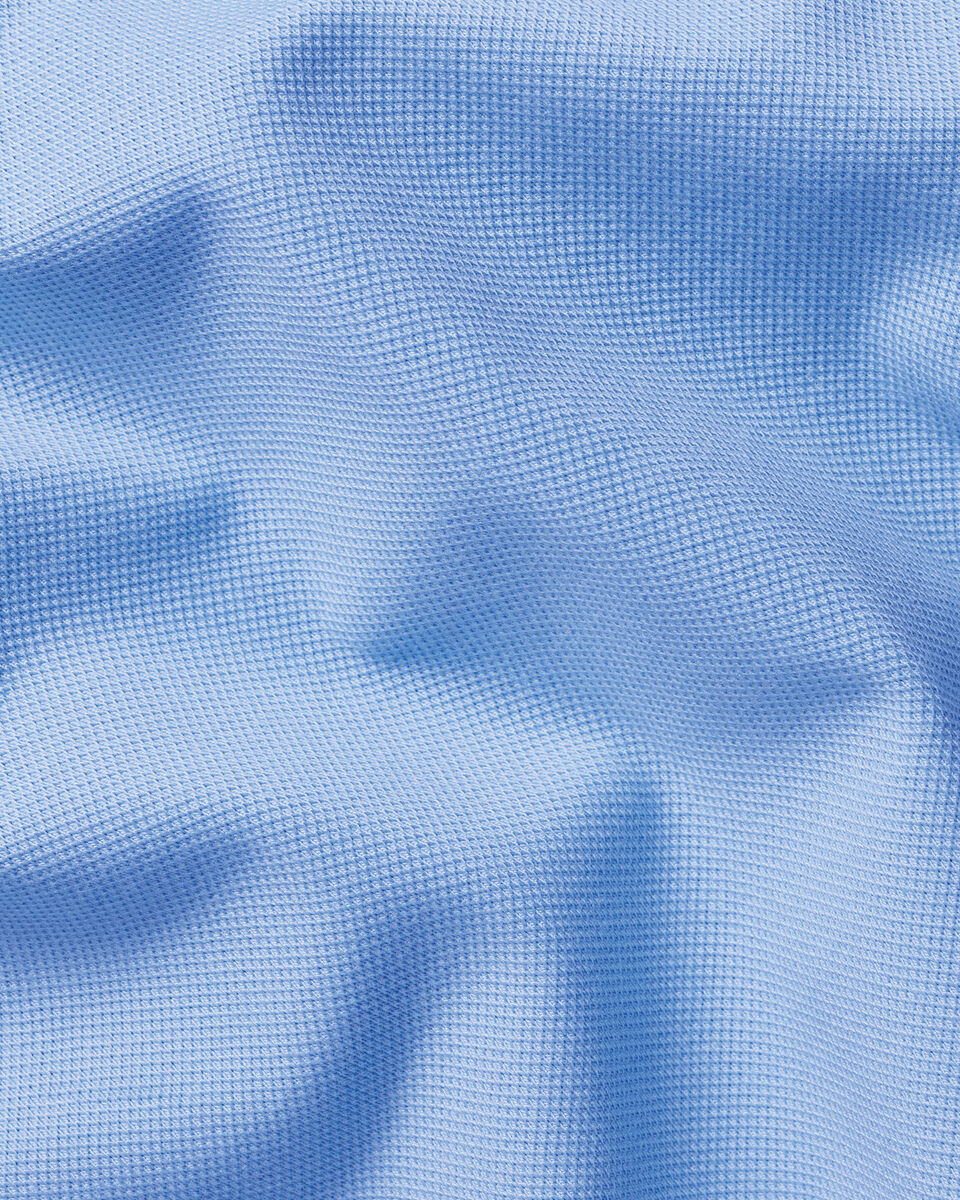 Smart Pique Polo - Cornflower Blue