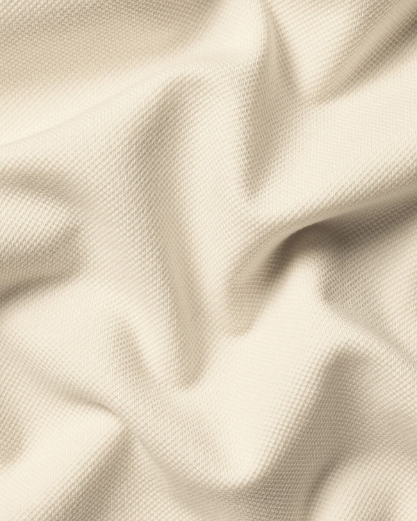 Smart Pique Polo - Cream