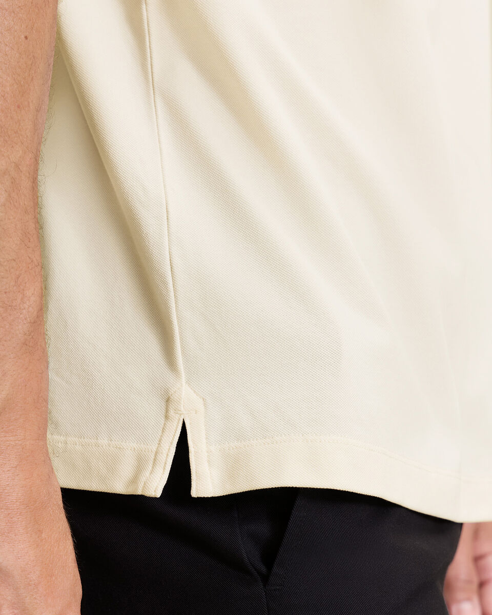 Smart Pique Polo - Cream